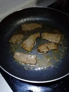 Make Red wine and fried steak step 6