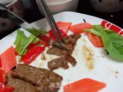 Make Red wine and fried steak step 9