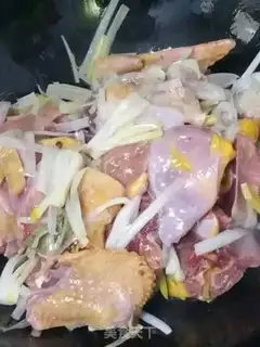 Make Chicken stew mushrooms step 3
