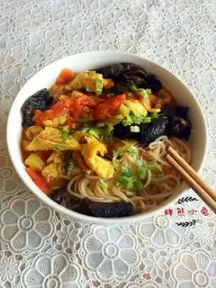 Make Tomato-mujee egg noodles step 10