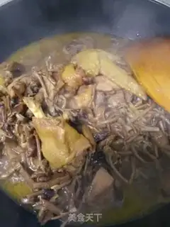 Make Chicken stew mushrooms step 5