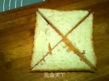 Make Egg toast step 1