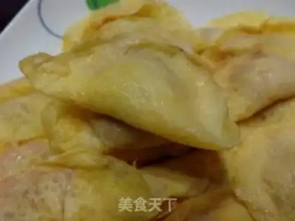 Make Delicious egg dumplings step 7