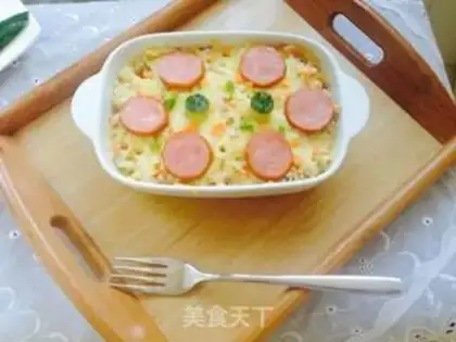 Make Sausage rice step 6