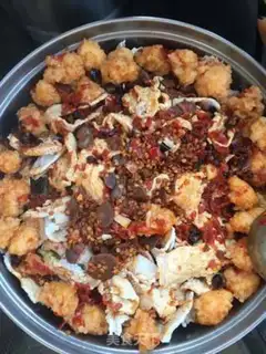 Make Shrimp balls and meat chips step 7