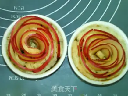 Make Apple rose toast step 10