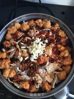 Make Shrimp balls and meat chips step 8