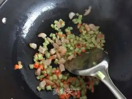 Make Shrimp rice step 4