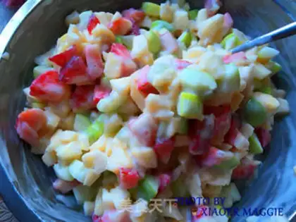 Make A glass of salad step 4