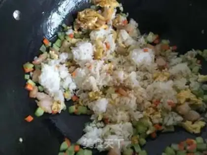 Make Shrimp rice step 7