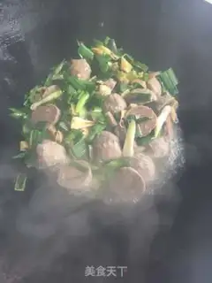 Make White pepper fried meatballs step 5