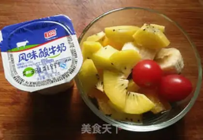 Make Yogurt fruit salad step 5