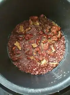 Make Red date bean sand step 1