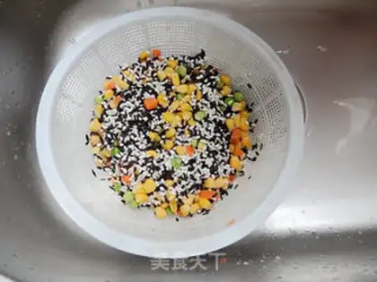 Make Weeds, black rice, wheat step 1