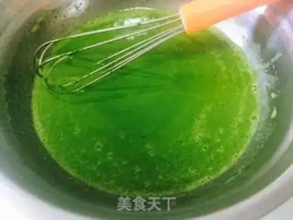 Make Sakura with tea and cake rolls step 4