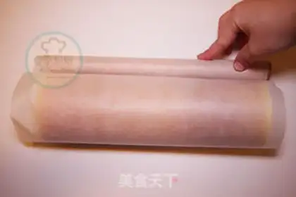 Make Flamingo cream roll step 14