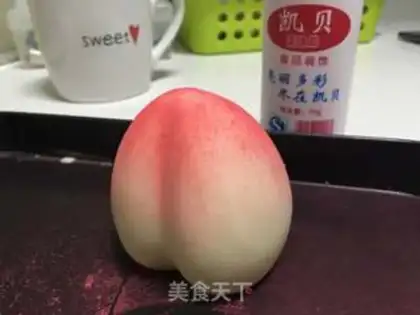 Make White chocolate peaches step 21