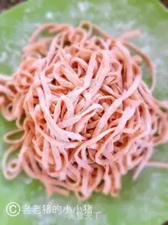 Make Carrot noodles step 6