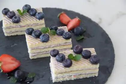 Make Blueberry cake step 11