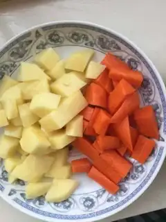 Make Curry chicken step 1