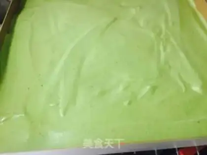 Make Sakura with tea and cake rolls step 12