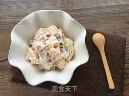 Make Shell fruit salad step 1