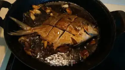 Make Red-burned mackerel step 8
