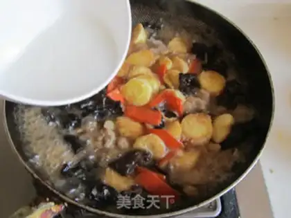 Make Chicken, Japanese tofu step 11