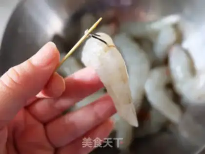 Make Fry shrimp step 1