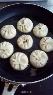 Make Fry buns of mushroom shrimp step 17