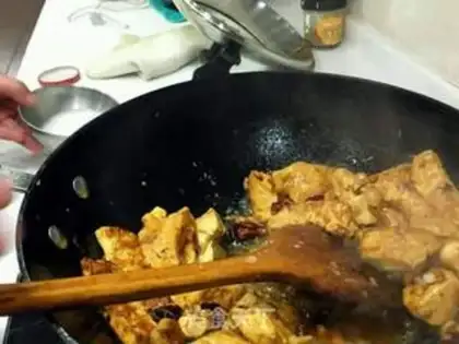 Make The private room is spicy tofu step 7