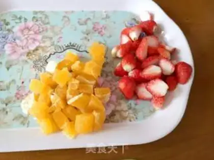 Make Mango cream cake step 2