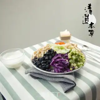 Make Black garlic rainbow salad step 2