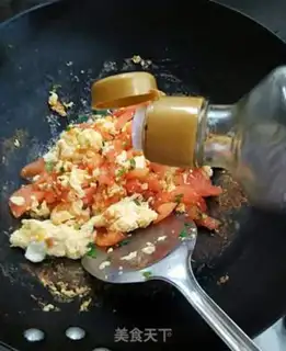 Make Fried tomato eggs step 11
