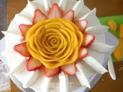 Make Mango cream cake step 16