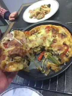 Make Mushroom bacon pizza step 18