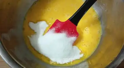 Make The durian cake step 2