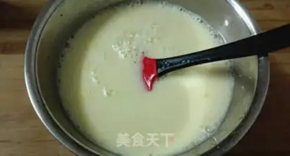 Make The durian cake step 4