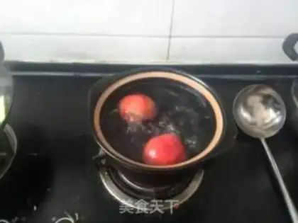 Make Meatball egg soup step 3