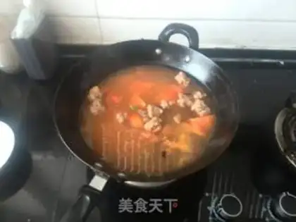Make Meatball egg soup step 7