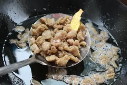 Make Get the pig oil step 7