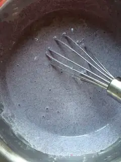 Make Black rice cake step 1