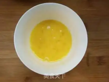 Make Black rice eggcake step 1