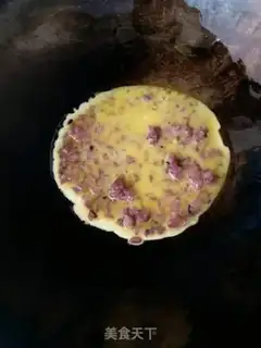 Make Black rice eggcake step 3