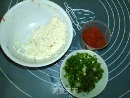 Make Soft chicken tofu pie step 1