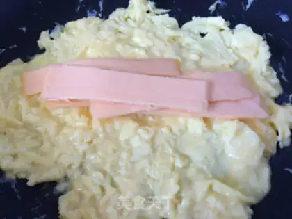Make Eggburger cheese step 4