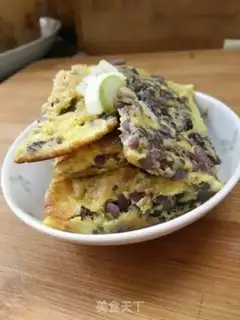 Make Black rice eggcake step 6
