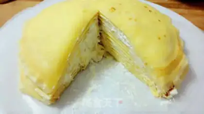 Make The durian cake step 23