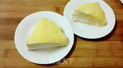 Make The durian cake step 24