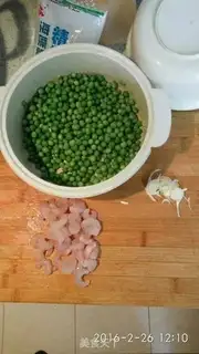 Make Blue bean shrimp step 0